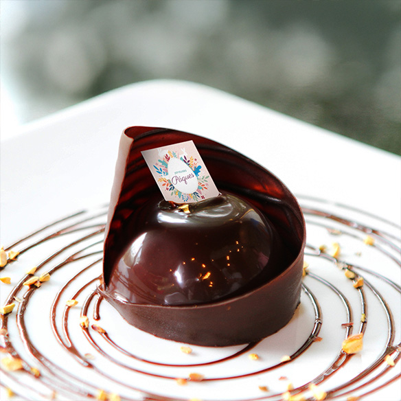 P&acirc;tisserie avec pastille personnalis&eacute;e