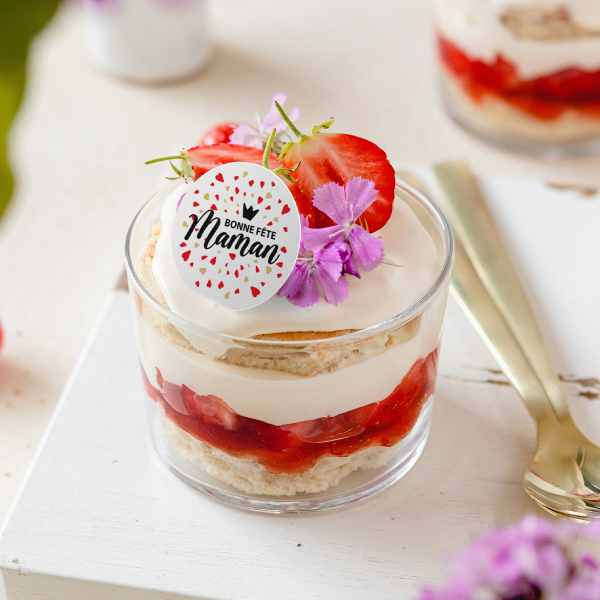 P&acirc;tisserie avec pastille personnalis&eacute;e