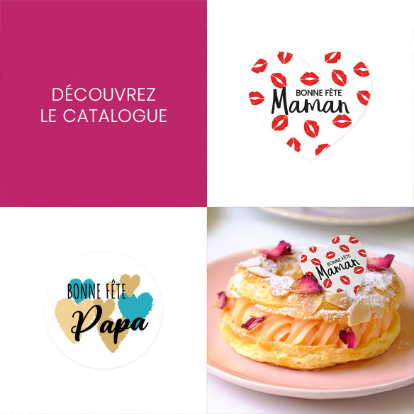 D&eacute;corations personnalisables pour la f&ecirc;tes des m&egrave;res et la f&ecirc;tes des p&egrave;res