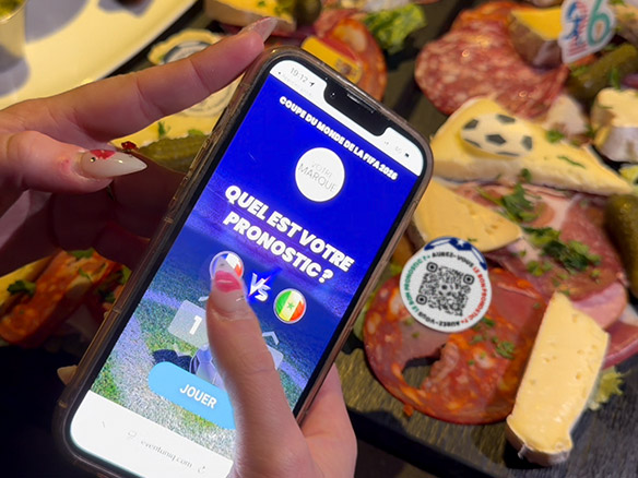 Jeu digital et comestible