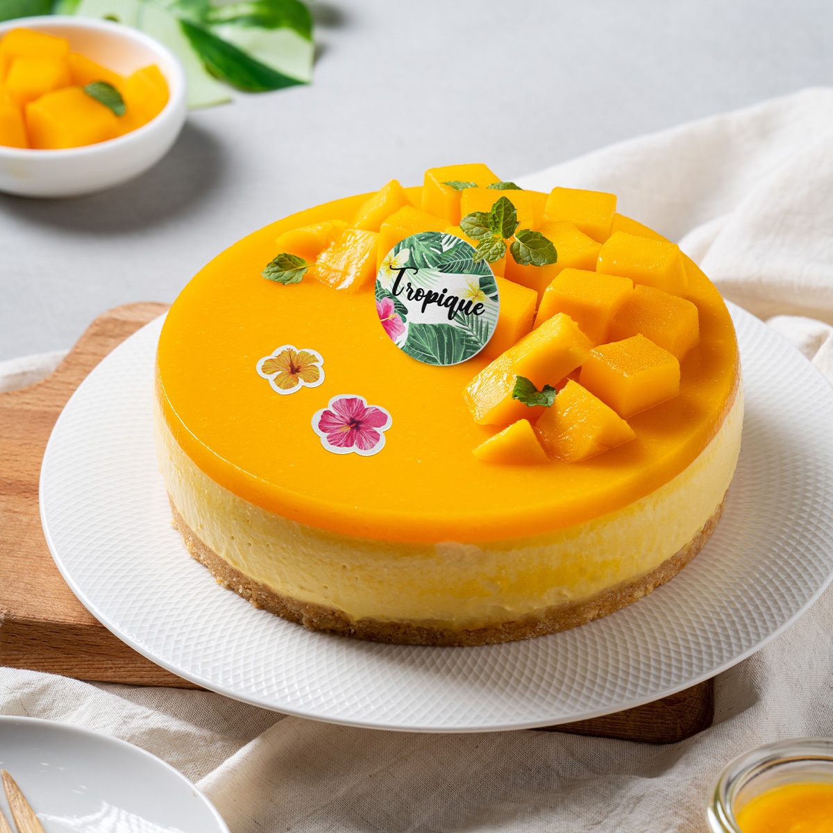 P&acirc;tisserie avec pastille personnalis&eacute;e