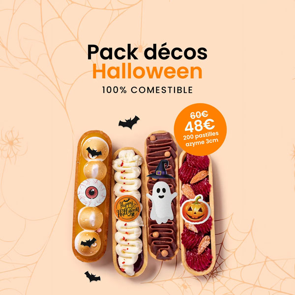 Pack de décorations comestibles Halloween ELLN
